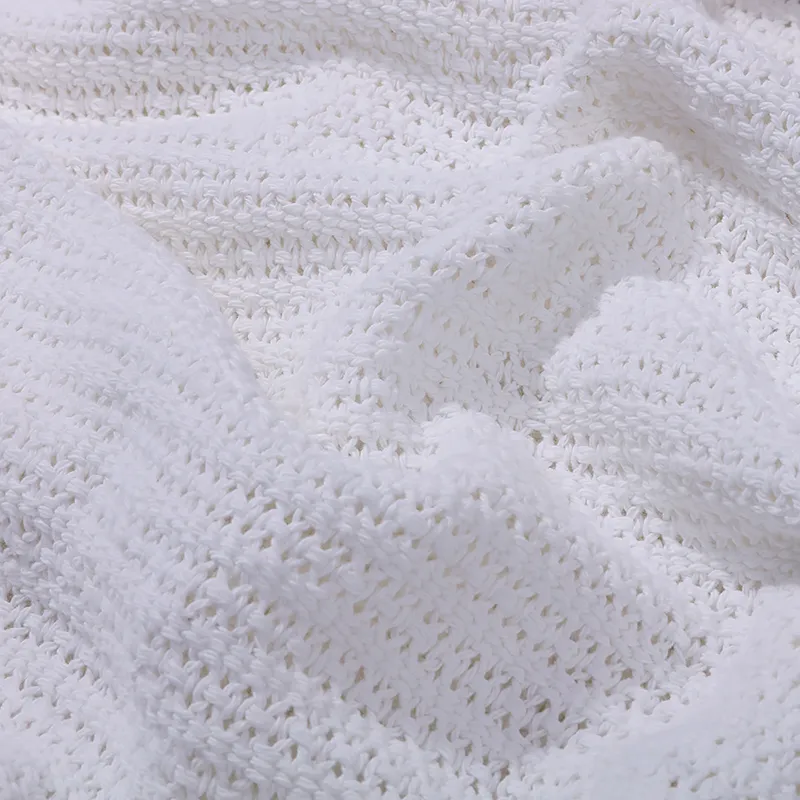 100% Cotton Cullular Weave Thermal Blanket Hospital Blanket Cellular Blanket