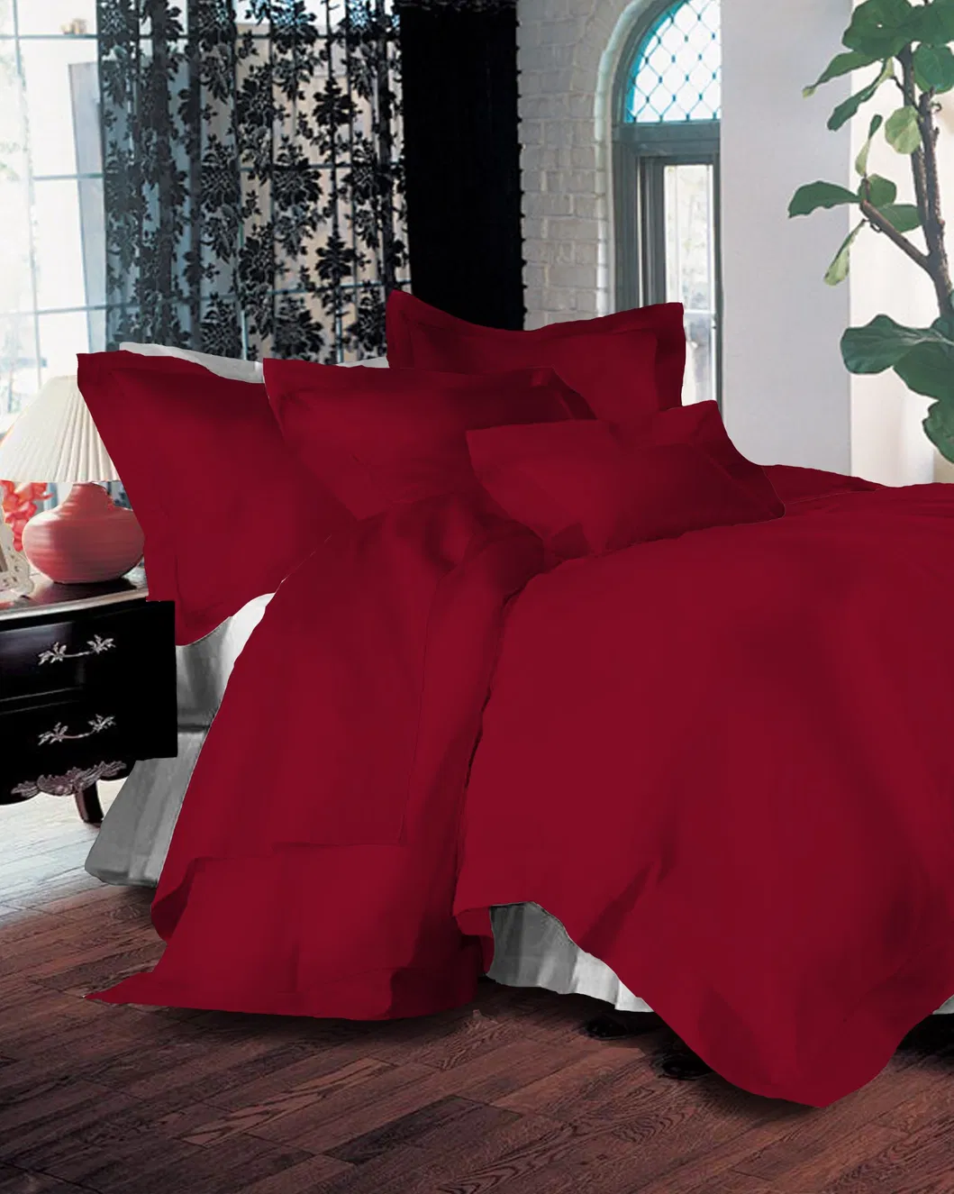 100% Cotton Jacquard Bedding Set with Woven Texture Sets