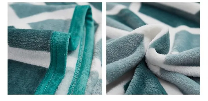 100% Polyester Polar Fleece with Anti-Pilling Super Soft Blanket