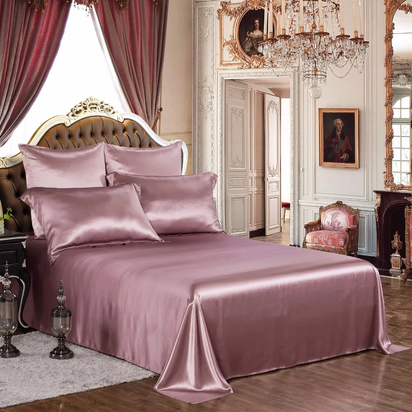 19 Momme 100% Mulberry Silk Bed Sheets for Home