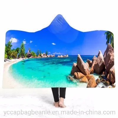 3D Print Sunshine Blue Sky Beach Full Print Nap Blanket