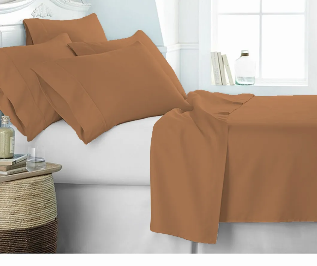 400 Thread Count Luxury Sheet Set Home Hotel Embroidery Bedding Set of China