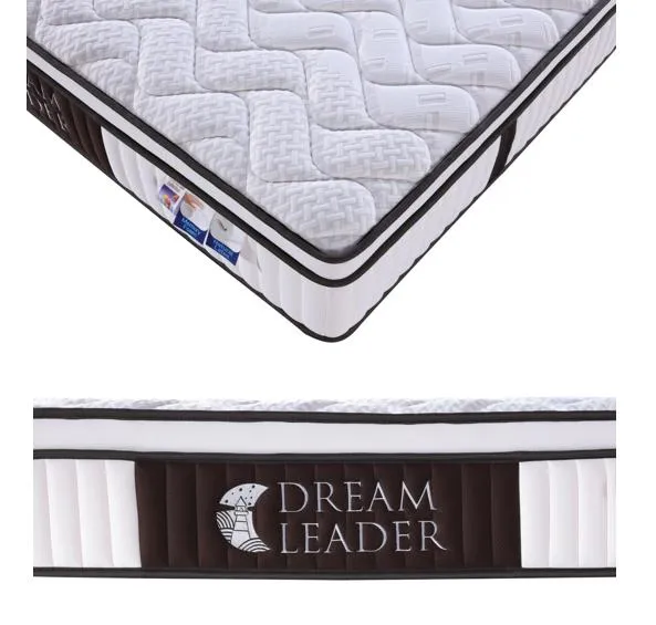 5 Zoned Single Full Queen King Size Euro Top Pocket Spring Coil Bed Latex Memory Foam Mattresses Roll Packing Amazon Hotsale Medical Orthopedic Spine Mattress