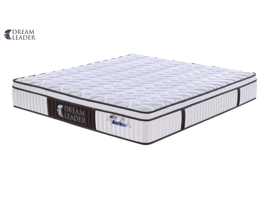 5 Zoned Single Full Queen King Size Euro Top Pocket Spring Coil Bed Latex Memory Foam Mattresses Roll Packing Amazon Hotsale Medical Orthopedic Spine Mattress