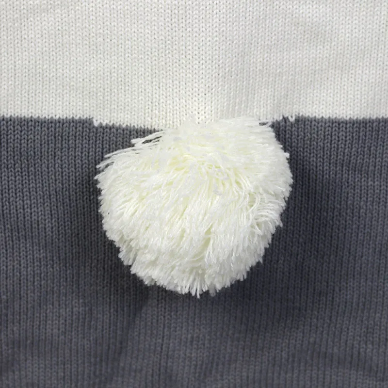 80X100cm Super Soft 100 Cotton 3D  Rabbit Knitted Baby  Blanket 