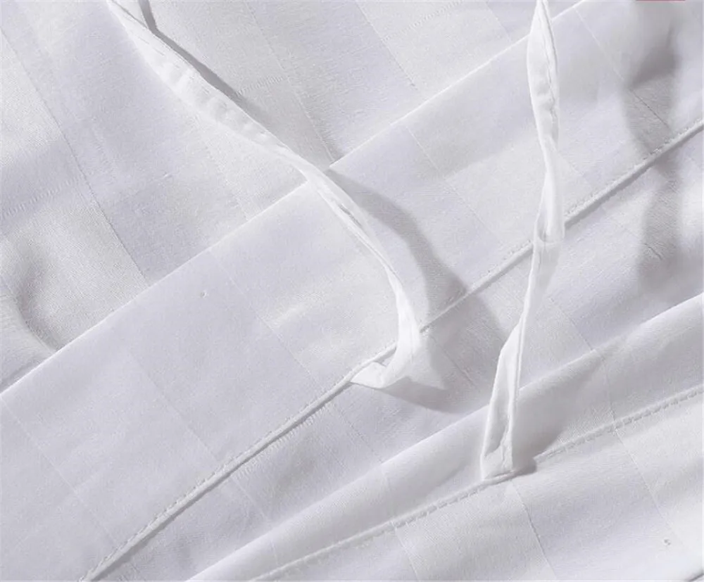 Cheap Price Duvet Cover Set Satin Stripe Wholesale Hotel Bedding