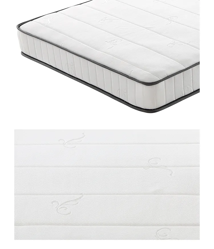 China Factory Customized 10" Medium Firm Smooth 3zone High Density Foam Mattress