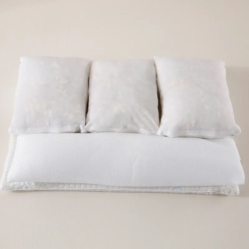 Cool Touch Functional Pillow with Shredded Latex & PE Pipe Filling