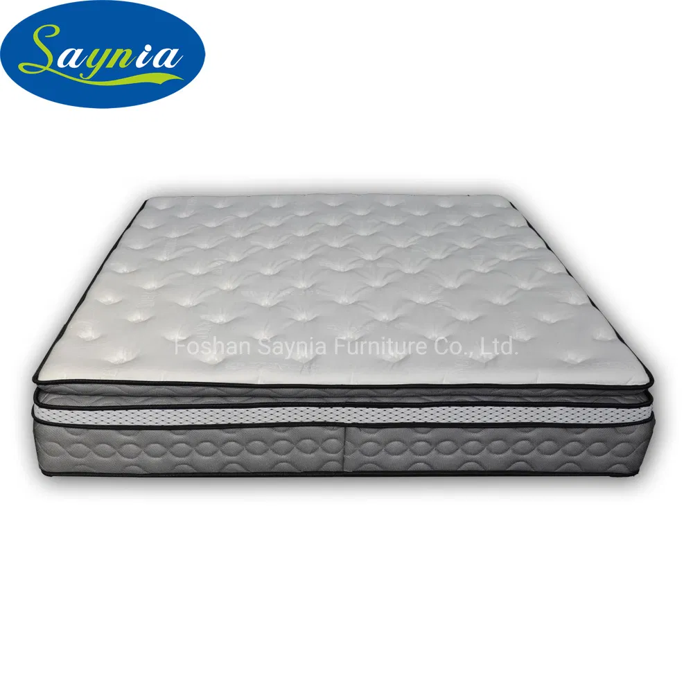 Economic Bed Gel Foam King Size Comfort Foam Pocket Coil Mattress
