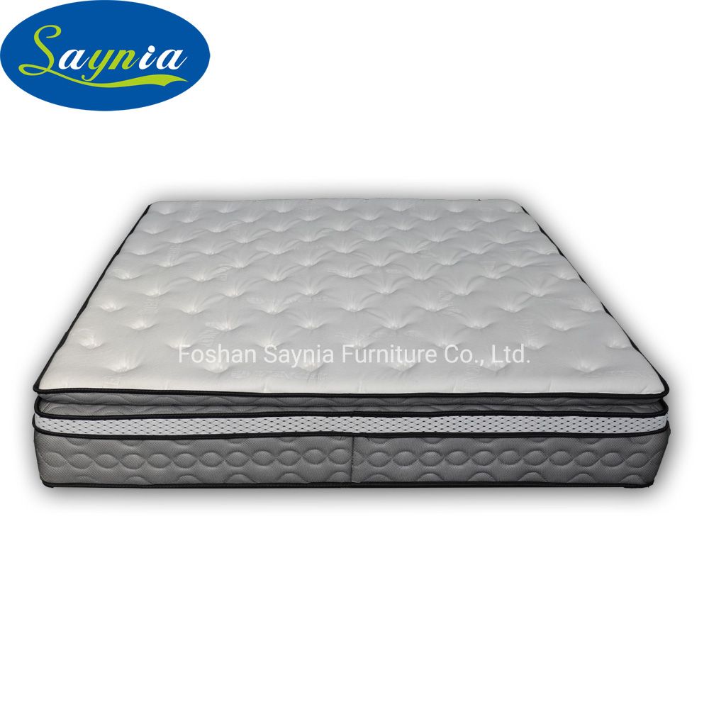 Economic Bed Gel Foam King Size Comfort Foam Pocket Coil Mattress
