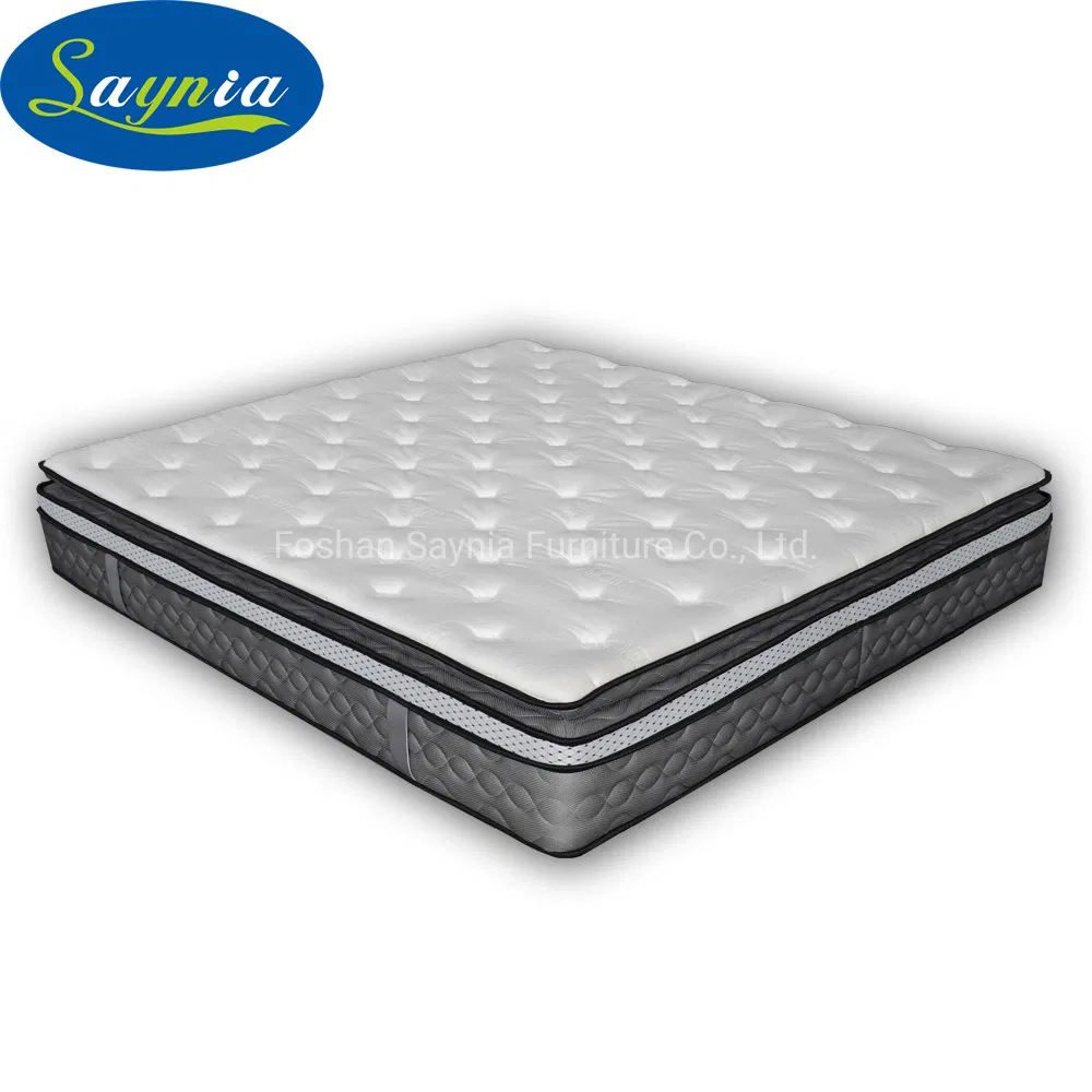 Economic Bed Gel Foam King Size Comfort Foam Pocket Coil Mattress