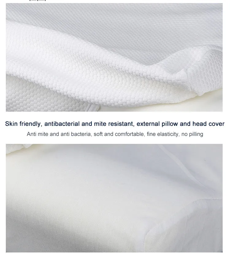 Elviros Cervical Memory Foam Pillow for Neck and Shoulder Pain, Ergonomic Orthopedic Sleeping
