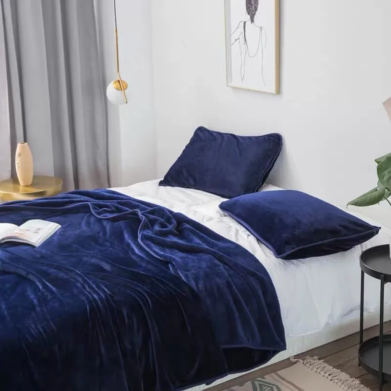 Factory Wholesale Summer Blanket Sheets Single Coral Flannel Blanket Office Nap Air Conditioning Blanket