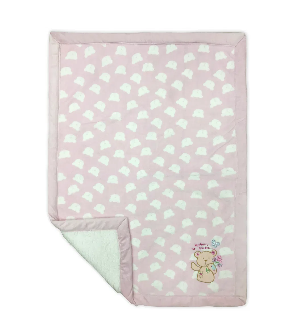 Flannel Fleece Baby Blanket Super Soft Monthly Milestone Baby Photography Blankets