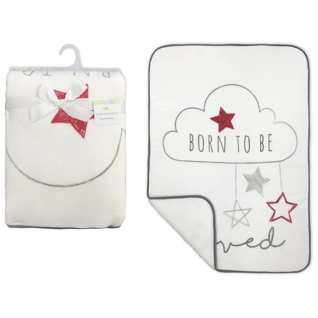 Flannel Fleece Baby Blanket Super Soft Monthly Milestone Baby Photography Blankets