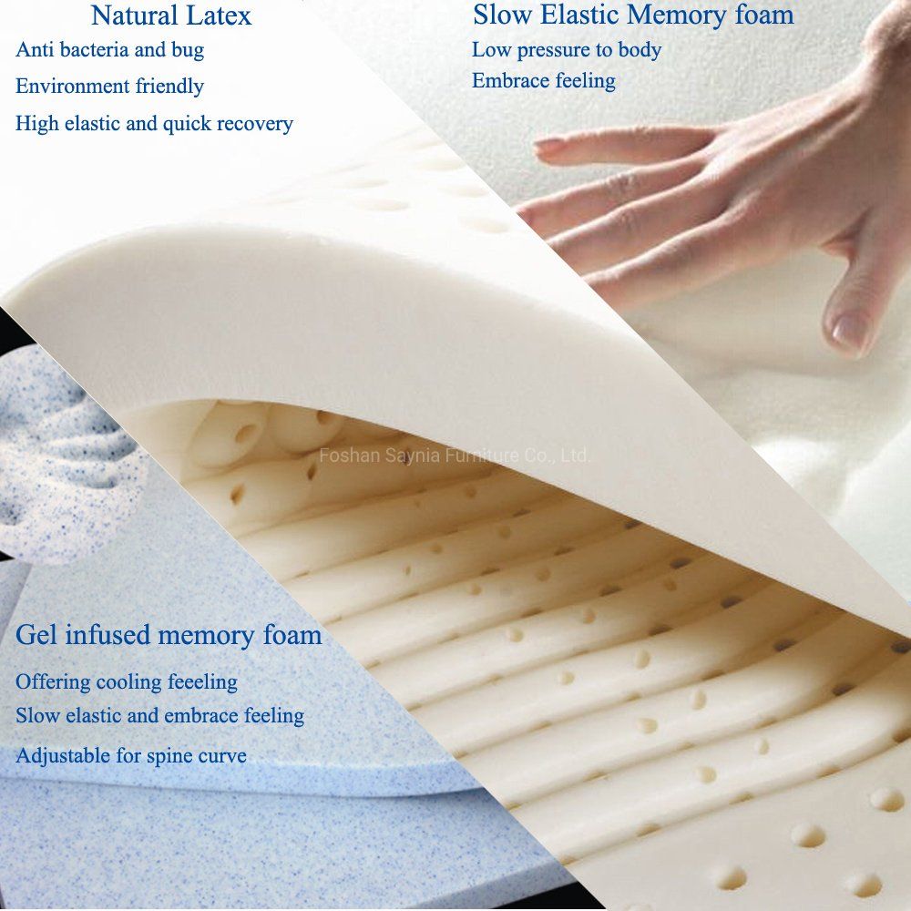 High Density Foam Royal Foam Spring Bed Mattress with Double Size for Bedroom