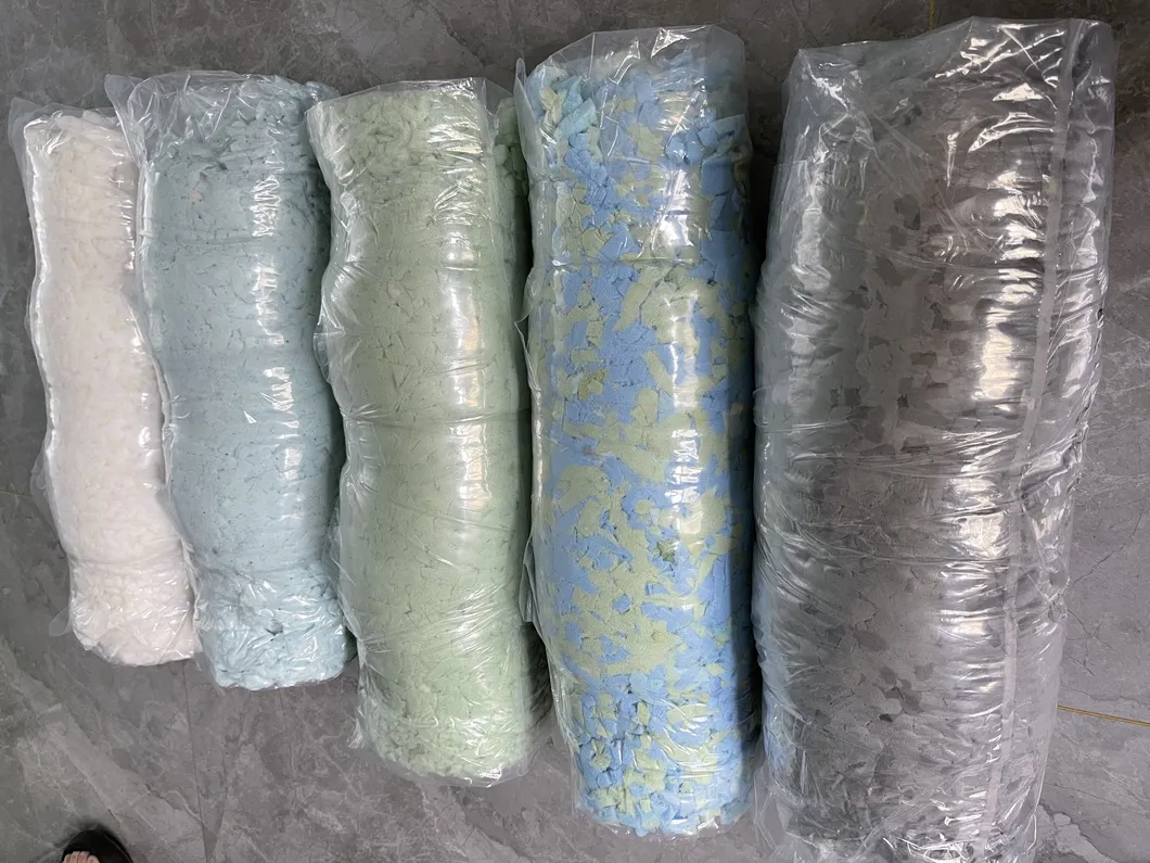 Hilton Hotel Custom Shaped Ergonomic Gel Cooling Polyurethane Sleep Bed Neck Shredded Memory Foam Pillow