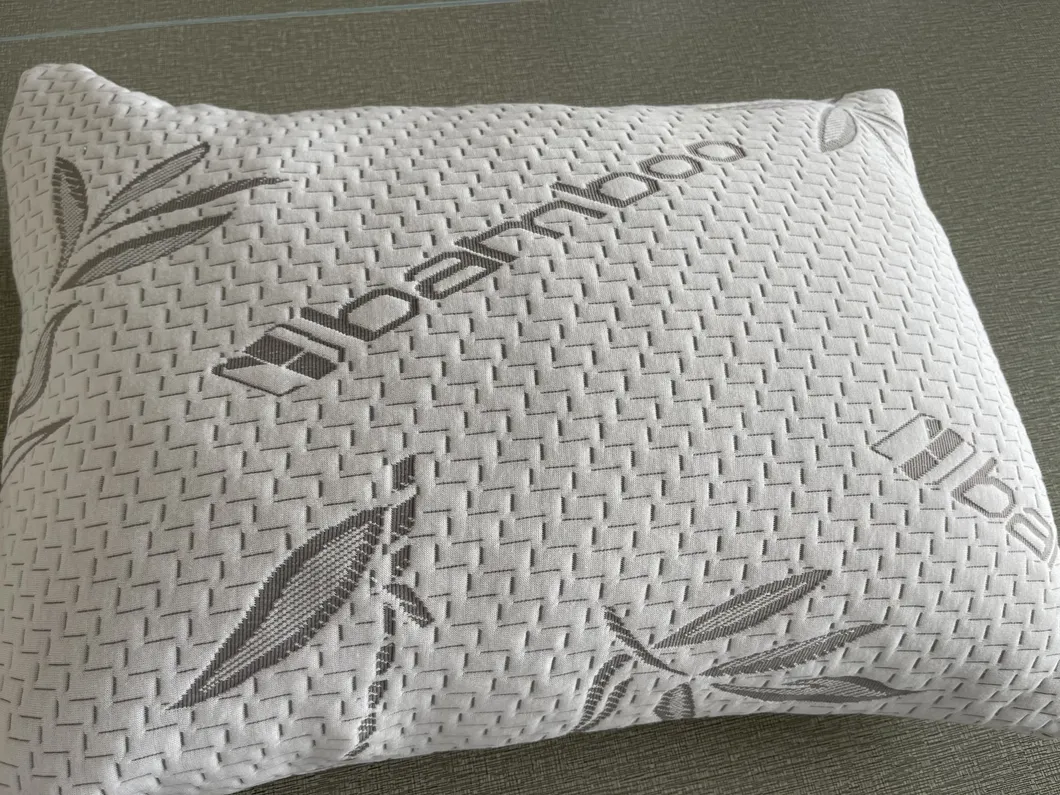 Hilton Hotel Custom Shaped Ergonomic Gel Cooling Polyurethane Sleep Bed Neck Shredded Memory Foam Pillow