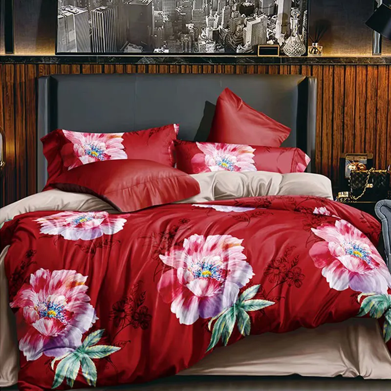 Home Textile Nantong Manufacture with Hundreds Ready Designs Small MOQ Bedding Set