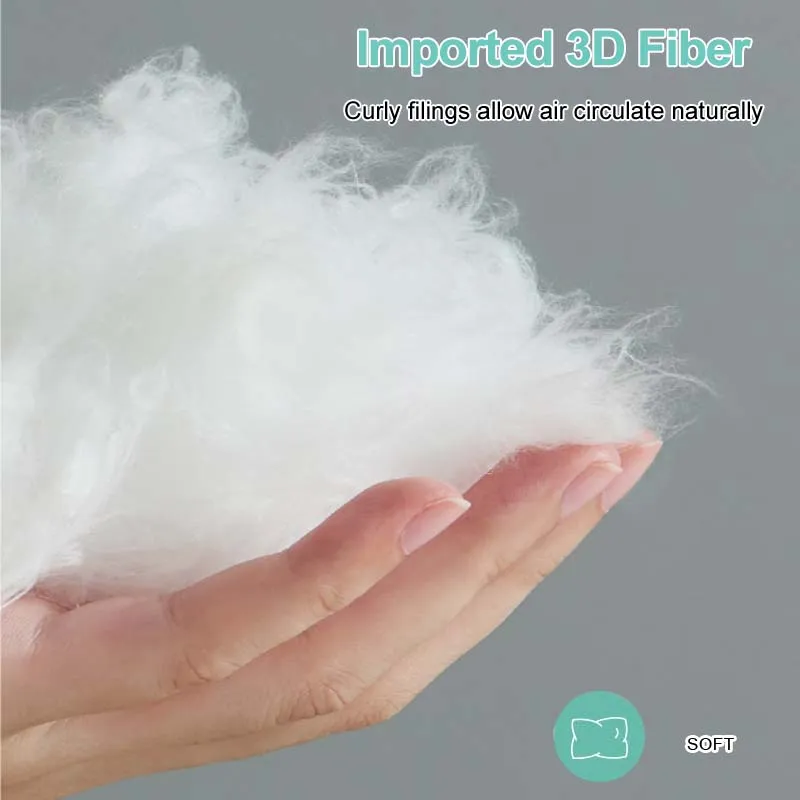 Hotel Linen Cotton Stuffer Hilton Pillow Ultra Soft Polyester Queen Size