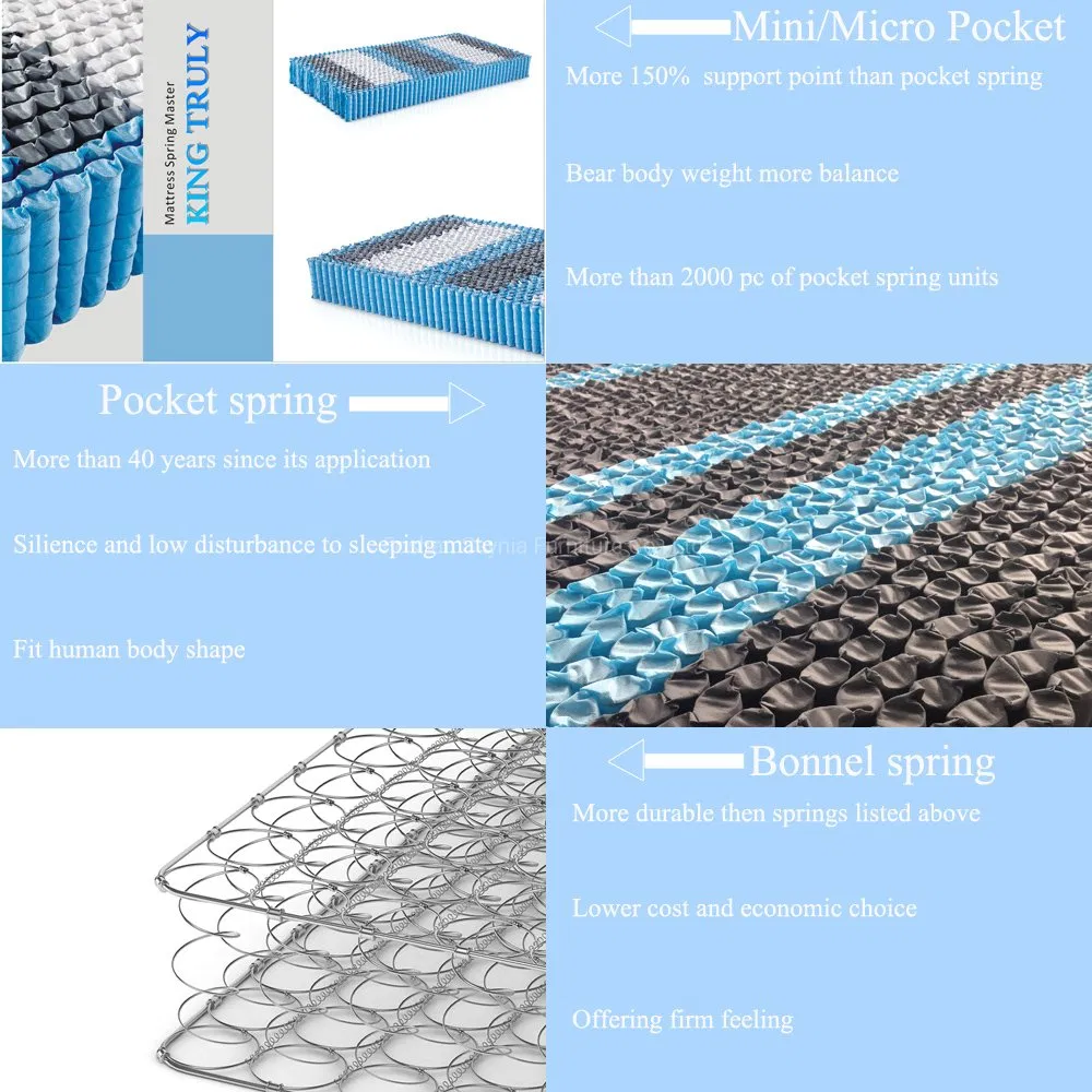 Japanese Super Single Bed Pocket Spring Bed Foam Layer Mattress