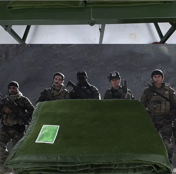 Lower Price Top Quality Heated Soft Military Wool Relief Army Blanket