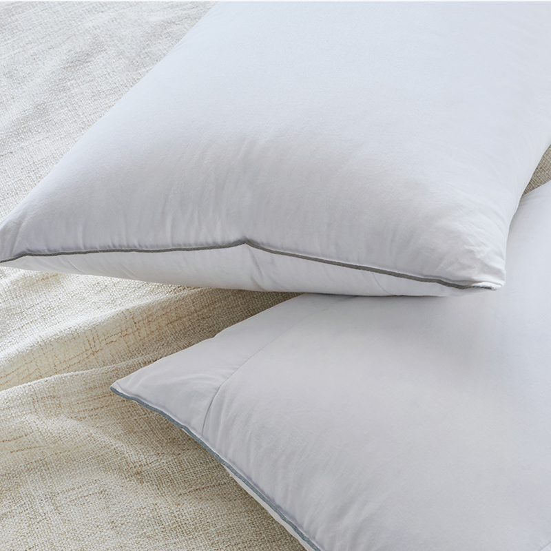 Luxury Custom Comfortable 100% Cotton Washable Chinese Goose Down Pillow