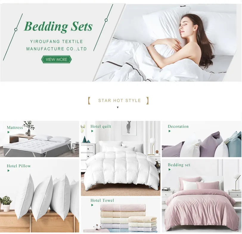 Luxury Custom Comfortable 100% Cotton Washable Chinese Goose Down Pillow