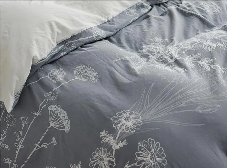 Luxury Hotel Personalized Soft 100 Cotton Jacquard Nordic Style Bed Sets Duvet Cover