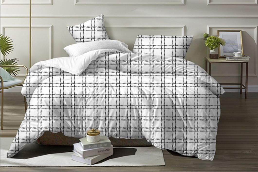 Made in China Printed Pattern Microfiber Home Use Bed Linen Textile, Fitted Sheet  Set