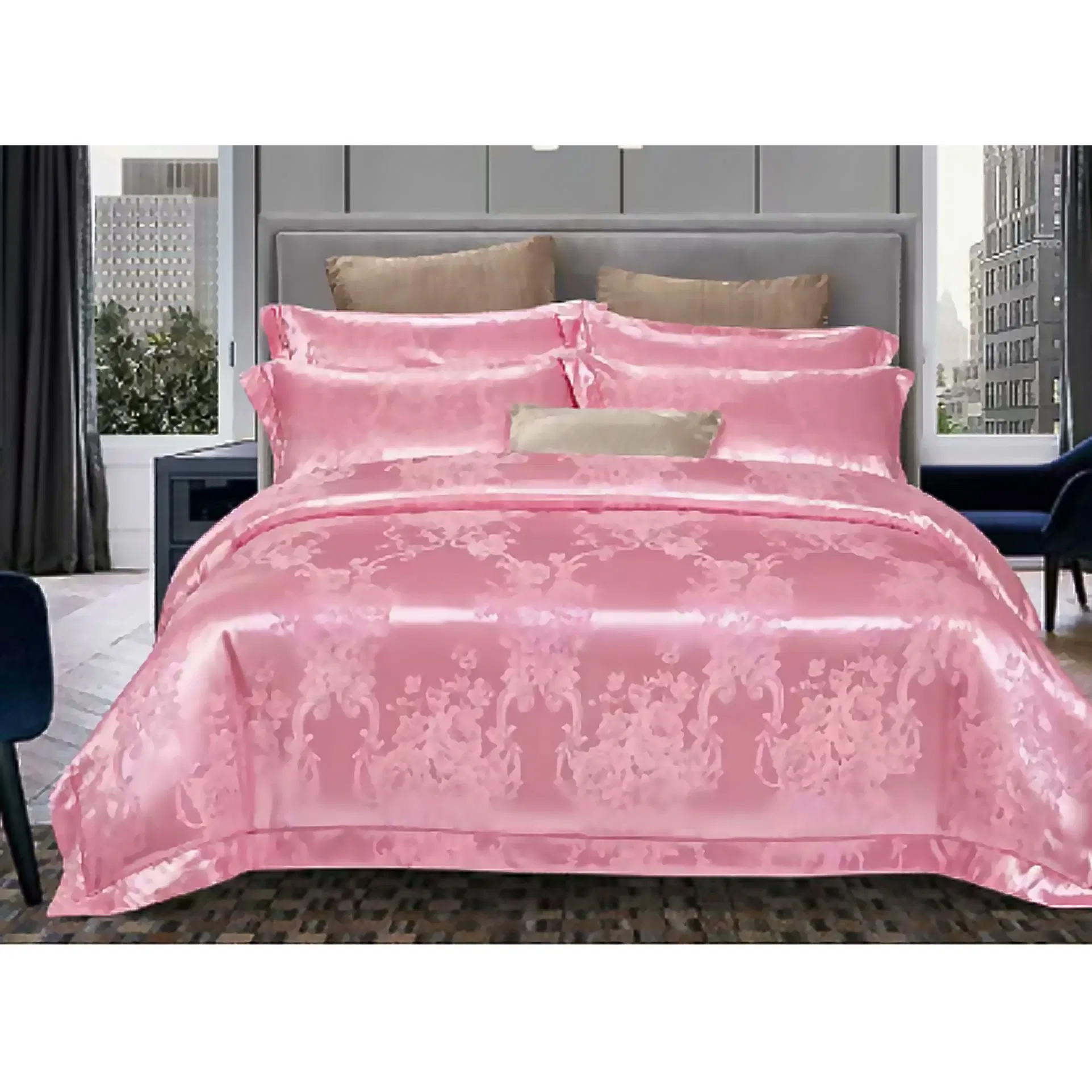 Manufacturer Texpro 2021new Bedding Set, 100% Cotton Jacquard Fabric Woven Quilt Ocver Quilt Bedding Set