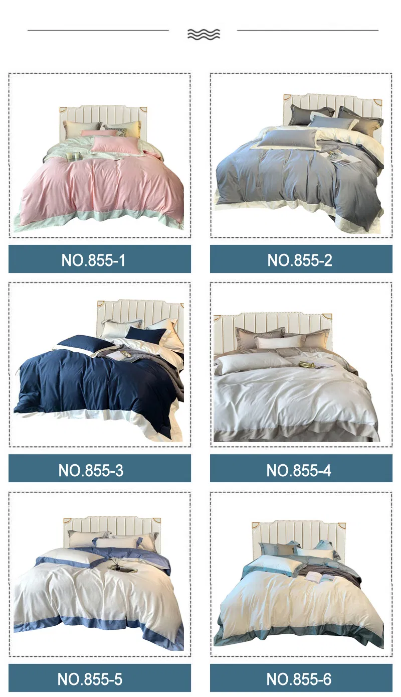 Modern Design Sheraton Hotel Linen 3PCS Double Bed Sheet Comfortable Cotton