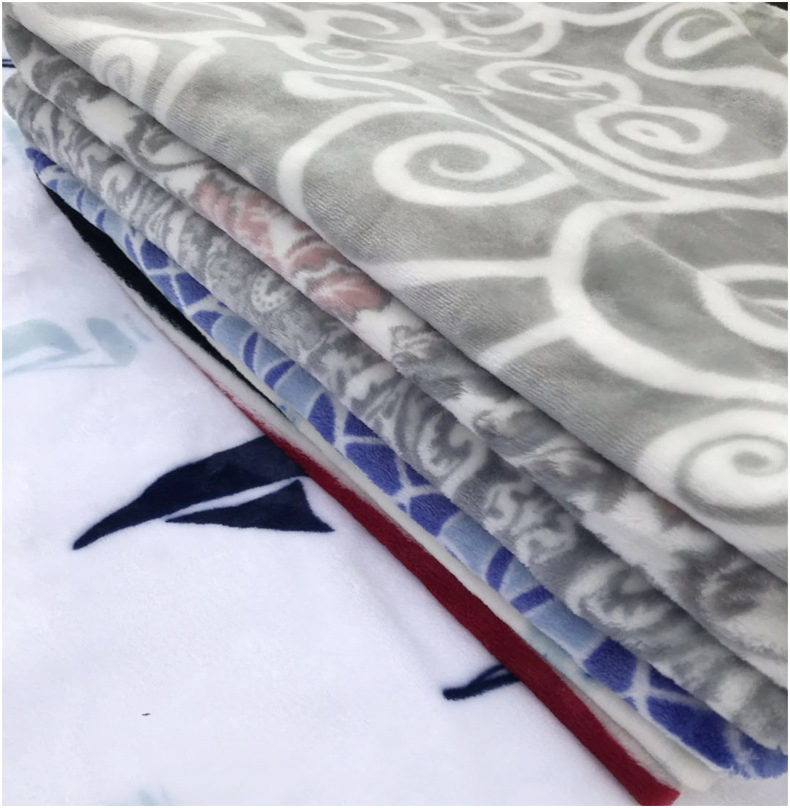 No MOQ Custom Digital Printing Polar Coral Fleece Polyester Minky Squish Plush Stretch Flannel Blankets23