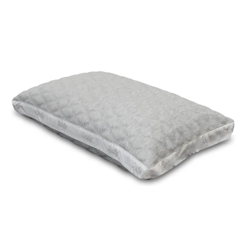 Pillow with Knitted Jacquard Fabric and Coconut Charcoal Infused