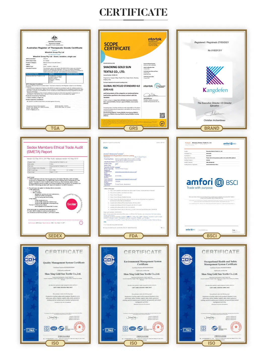 Polyester RPET Recyclable Fleece Blanket for Airplane with Grs Certificate
