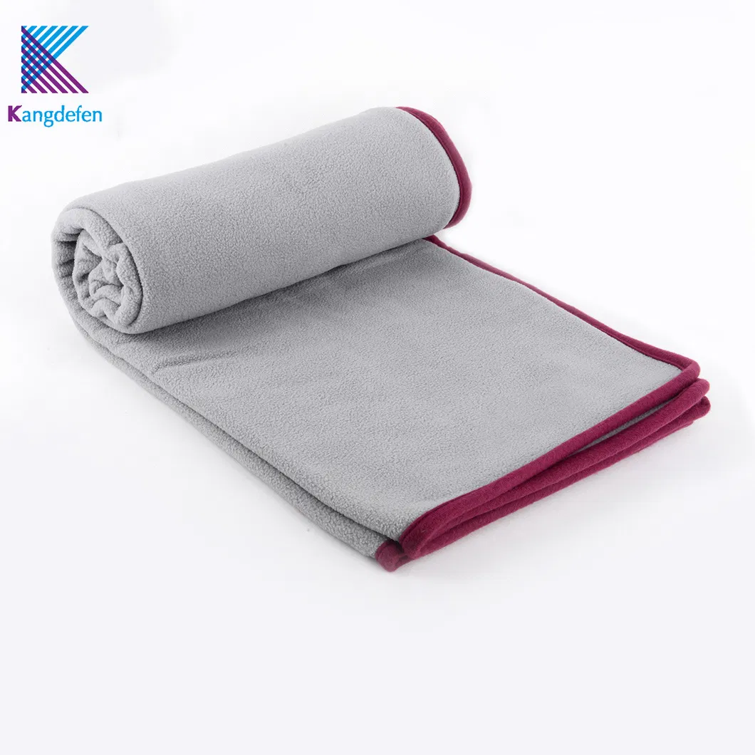 Polyester RPET Recyclable Fleece Blanket for Airplane with Grs Certificate