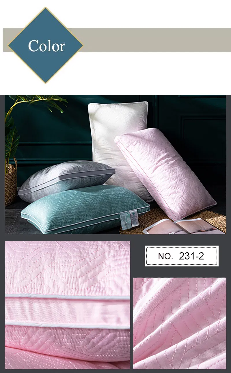 Premium Hotel Washable Filled Pillow Hypoallergenic Relief Migraine