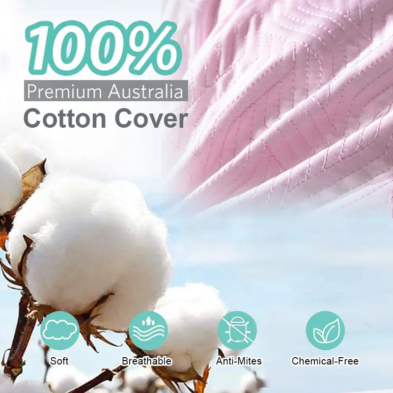 Premium Hotel Washable Filled Pillow Hypoallergenic Relief Migraine