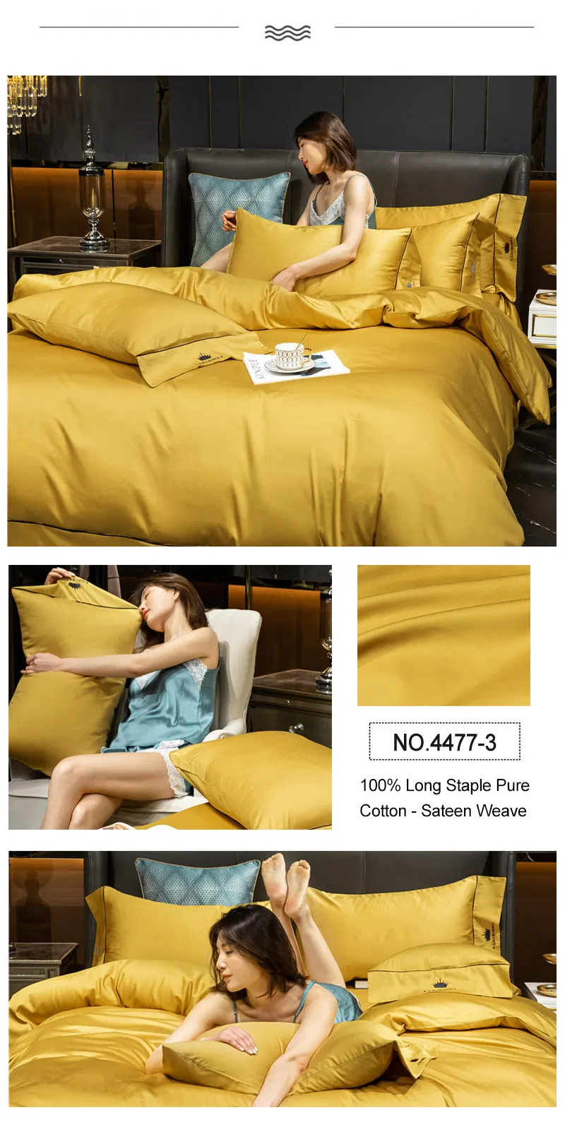 Sheraton Hotel Bedding Set Smooth Luxury for King Bed Sheet Set