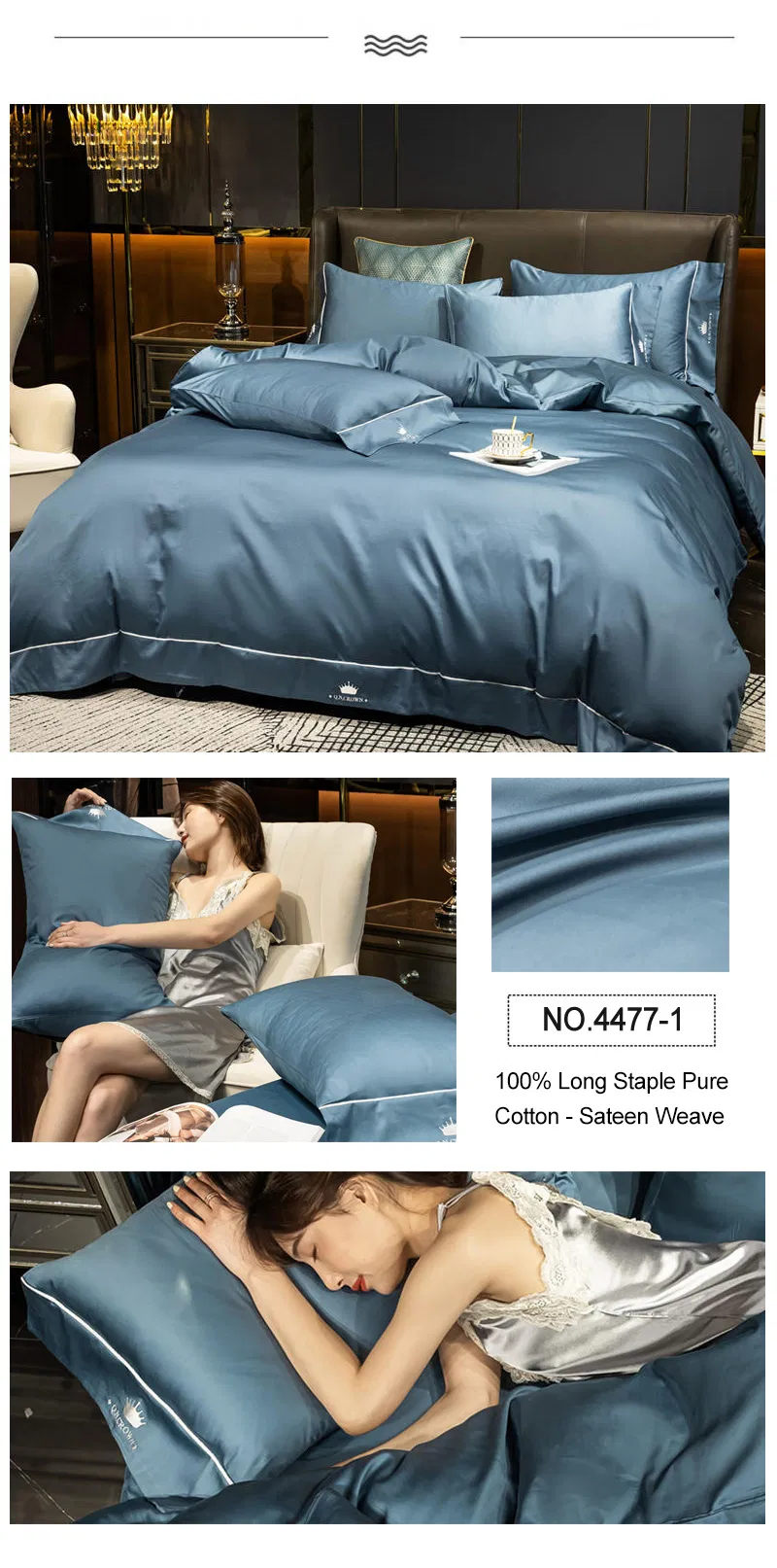 Sheraton Hotel Bedding Set Smooth Luxury for King Bed Sheet Set