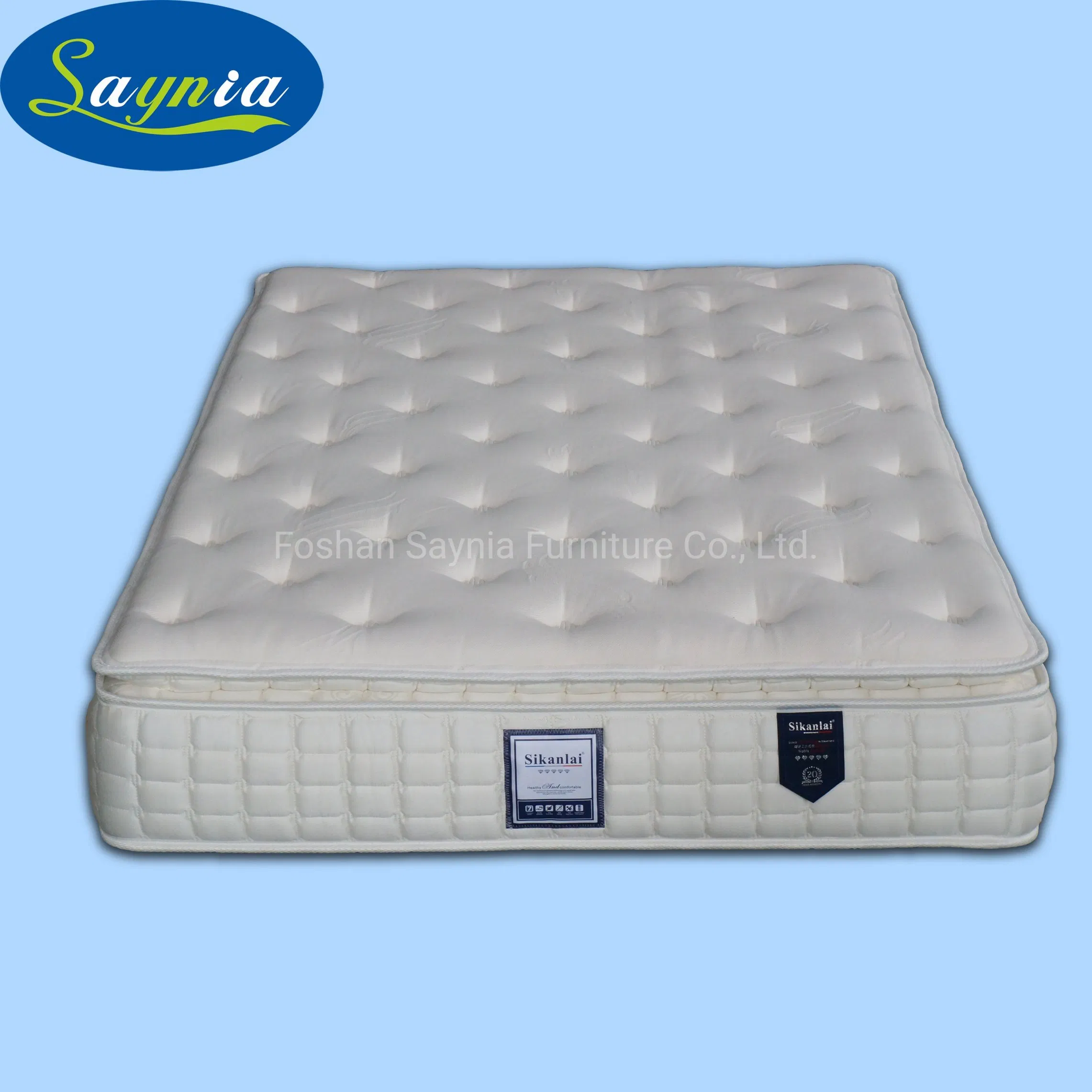 Silent Sleep Mattress Visco Elastic Memory Foam Apartment Mattress