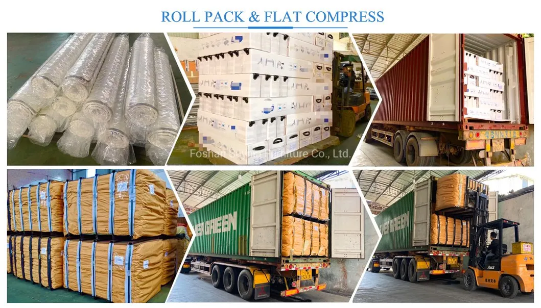 Single Size 8 Inch Foam Mattress for Hotel Single Room