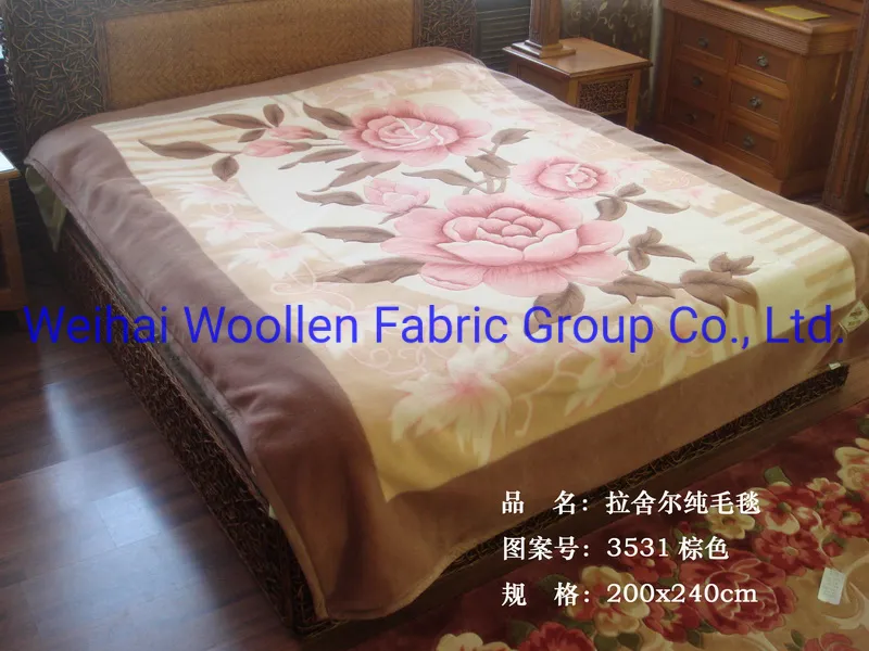 Super Soft Warm Raschel Mink Wool Blanket