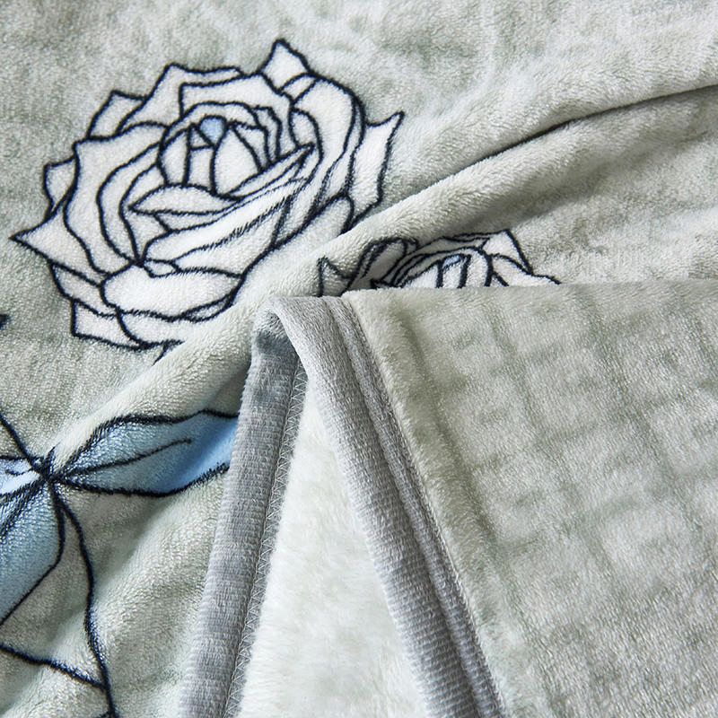 Ultra-Soft 100% Polyester No Pilling Floral Blankets