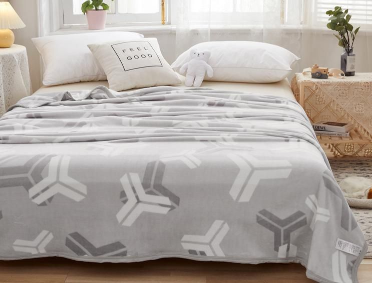 Wholesale Customize Flannel Fleece Manta Cheap Embossed Oversized Throw Blanket
