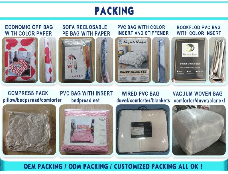 Xdy Collection 130GSM 4 in 1 Bedsheet Duvet Cover Comforter Set